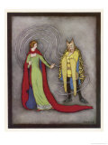 Beauty is Dismayed by the Beast's Horrific Appearance
