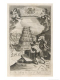 In Hope of Reaching Heaven Noah's Descendants Erect a Ziggurat in the Plain of Shinar