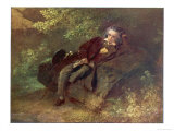 Ludwig Van Beethoven Beethoven Sitting in Some Woods
