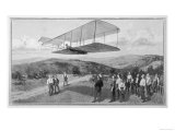 Orville and Wilbur Wright Test Unpowered Gliders Against the Wind at Kitty Hawk