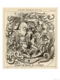 Charles Darwin Satire: Man is But a Worm