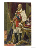 Edward VII British Royalty in His Coronation Robes