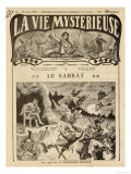 Witches Dance to a Skeleton's Drumming While Others Arrive on Broomsticks