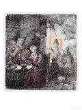 Witches Assisted by Demons Prepare for the Sabbat