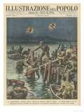Nationalists Cross the River Ebro at Night as They Advance to the Sea