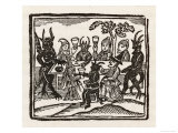 Dining with Demons  Witches at a Sabbat Sit Down to Supper with the Devil and His Companions