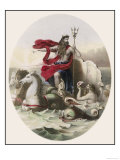 Hippocampi Beasts Who were Half Horse Half Fish Draw Neptune's Chariot Across the Sea