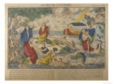 Victims of the Flood Try to Find Safe Ground While Noah Sails by in His Ark
