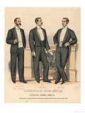 Three Variations of Evening Dress for 1893-4