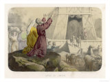 While the Animals Leave His Ark Noah Gives Thanks to God for Preserving Him from the Flood