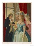 Giuseppe Balsamo Known as Cagliostro Reads the Hand of Marie Antoinette
