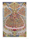 Siddhartha Gautama the Buddha  He Preaches to a Great Crowd of Followers