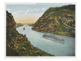 US Navy Submarine Chasers Passing Through the Culebra Cut