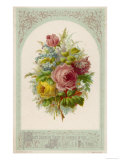 Decorative Arrangement of Roses with Other Flowers