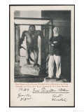 Ernst Haeckel German Scientist with a Gorilla in 1909
