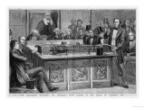 William Gladstone Attacks Benjamin Disraeli's First Budget Speech Which Had Lasted Five Hours