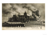 Reims Cathedral is Set on Fire by the Germans