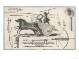 Chariot  Ancient British Chariot and Examples of Weaponry of That Time