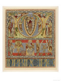 Jesus Ascends to Heaven as Depicted in a Flemish Bible