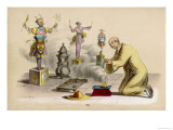 Chinese Buddhist at His Devotions