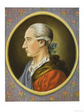 Johann Wolfgang Von Goethe German Writer and Scientist as a Young Man