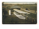Wilbur Wright's Biplane is Returned to Its Hangar