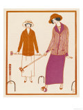 Well-Dressed Croquet Player Wearing a Model from James et Cie