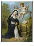 Santa Rosa di Lima Displays a Luminous Glow  a Phenomenon Reported of Many Religious Figures