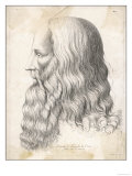 Leonardo Da Vinci Italian Artist: Self-Portrait in Profile