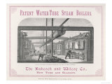 Patent Water-Tube Steam Boilers from the Babcock and Wilcox Company
