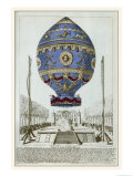 Balloon of de Rozier and d'Arlandes Makes Its First Manned Ascent
