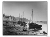 Picturesque Scene Showing Boats Reflected in the Water Next to the Mudflats of the Thames Estuary