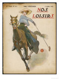 An Enthusiastic Lady Polo Player