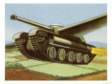 Tank Equipped with Retractable Wings