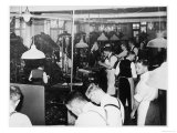 Busy Newspaper Office