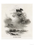 Flight of Pigeons Over Ascot