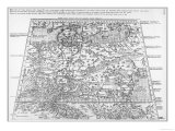 Map of Europe Drawn in 1450 and Labelled in Latin
