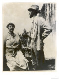 D H Lawrence English Novelist with His German Wife Frieda