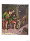 Jack Runs off with the Giant's Harp