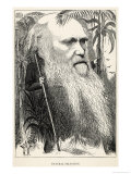 Charles Darwin  Depicted as a Wild Man of the Jungle