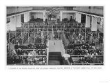 Immigrants Waiting Inspection in the Great Assembly Hall at Ellis Island New York