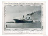 The Ss Titanic Leaving Southampton to Embark on Its Ill-Fated Journey
