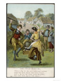 Couple Dance an Irish Jig on the Village Green