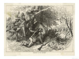 Cherokee Indians Ambush British Soldiers
