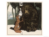 Scene from the Story Showing a Fox in Conversation with the Bear