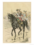French Marshal of the Royal Household on Horseback