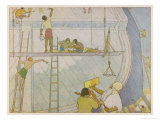 Noah's Ark  Noah's Sons Paint the Ark