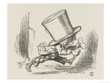 The Hatter Tea and Bread in Hand Runs off Without His Shoes