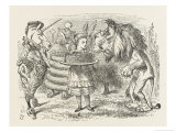 Lion and Unicorn Alice with the Lion and the Unicorn  and a Plum Cake