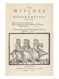 Three of the Witches of Northamptonshire Riding a Pig